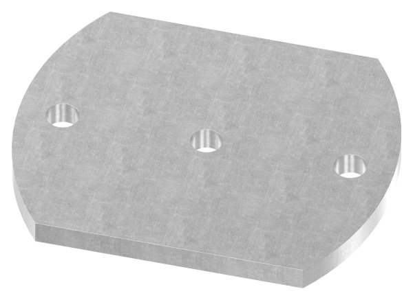 Anchor plate | Dimensions: 150x120x10 mm | Steel (Raw) S235JR
