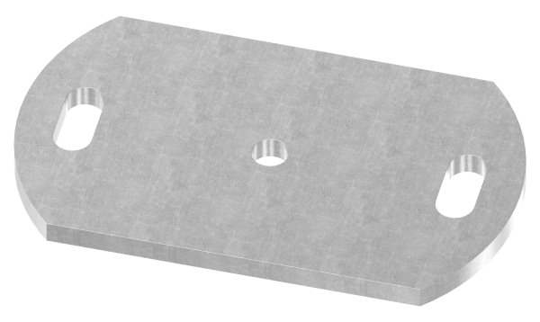 Anchor plate | Dimensions: 170x100x8 mm | Steel (Raw) S235JR