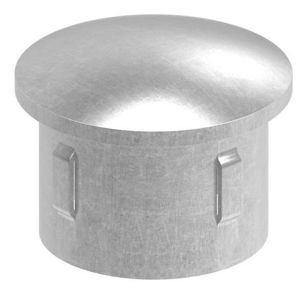 Steel plug | slightly domed | for pipe Ø 42.4 x 3.0-3.5 mm | steel (raw) S235JR