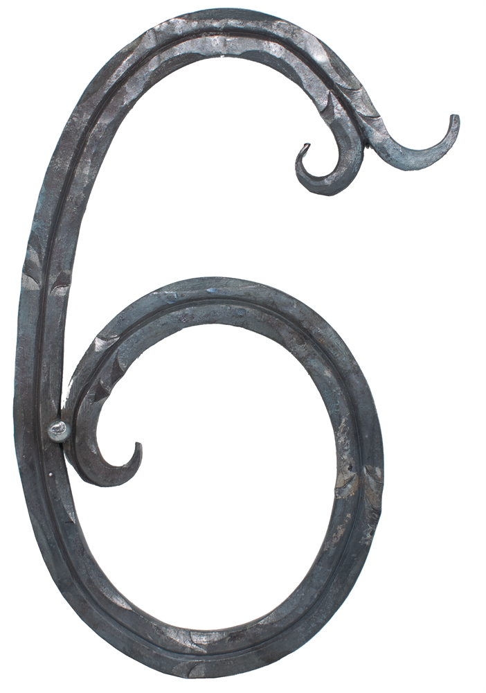 House number 0 - 9 | Dimension: 18x10 cm | Material: 12x5 mm | Steel (raw) S235JR