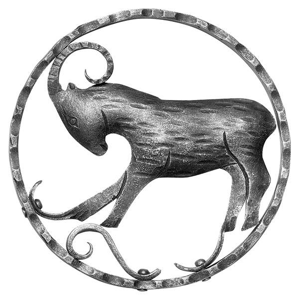 Zodiac Capricorn | Ø 200x5 mm | Steel S235JR, raw