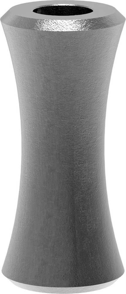 Decorative sleeve | Dimensions: 27x60 mm | Hole: Ø 12.5 mm | Steel S235JR, raw