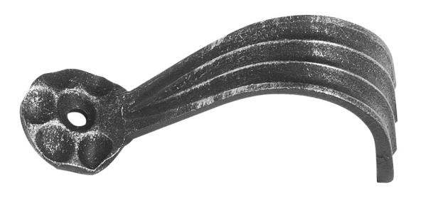 Ornamental bracket | Dimensions: 40x110 mm | Material: 8 mm | Steel (Raw) S235JR