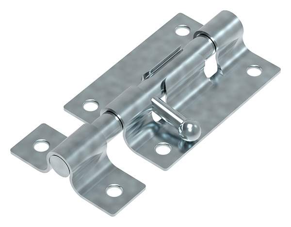 Gate bolt | length: 80 mm | galvanized | to screw on