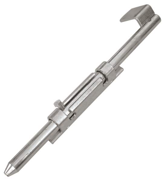 Floor slider | gate bolt | length: 500 mm | galvanized | to screw on