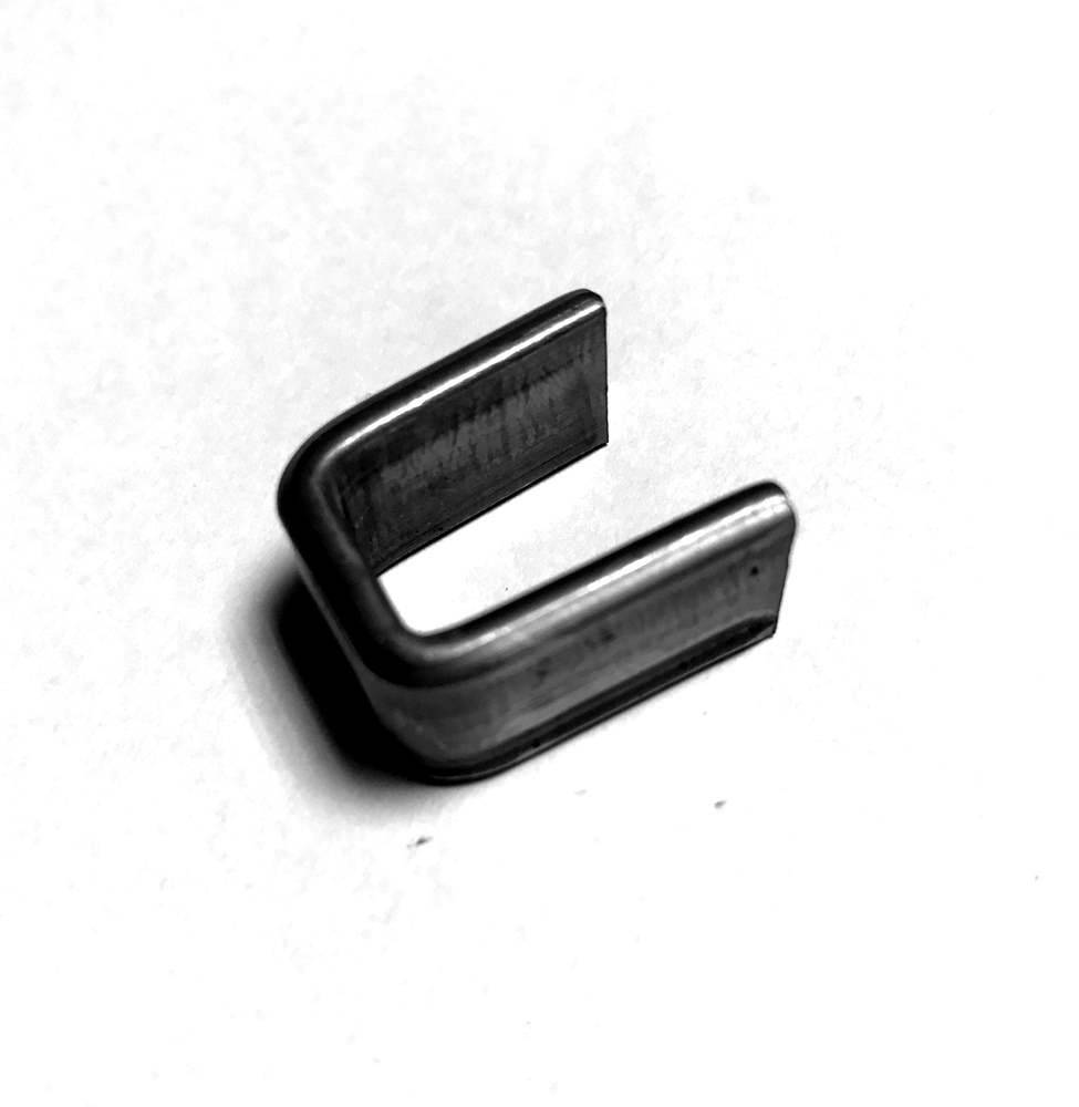 Collar | 1 piece | Material: 16x4 mm | Inner dimension: 27x32 mm | Steel (Raw) S235JR