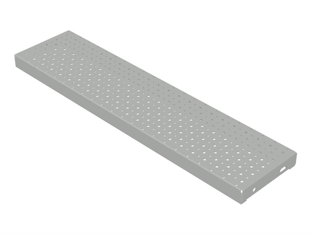sheet metal profile step | type X | dimensions: 600-1200 x 240 mm | S235JR, hot-dip galvanised in a full bath