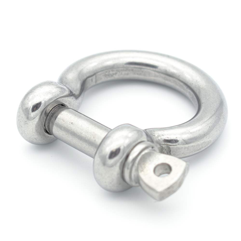 Round shackle | curved | inner diameter: 14 mm | V4A