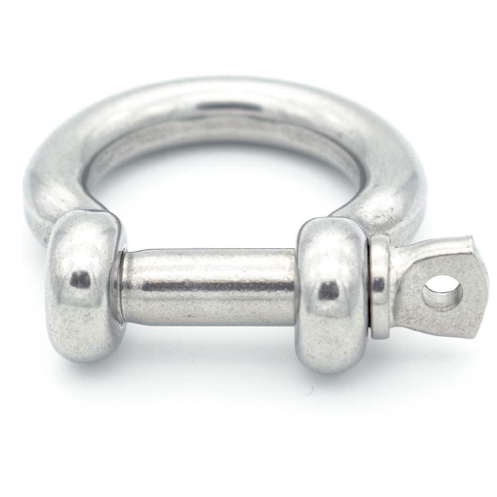 Round shackle | curved | inner diameter: 14 mm | V4A