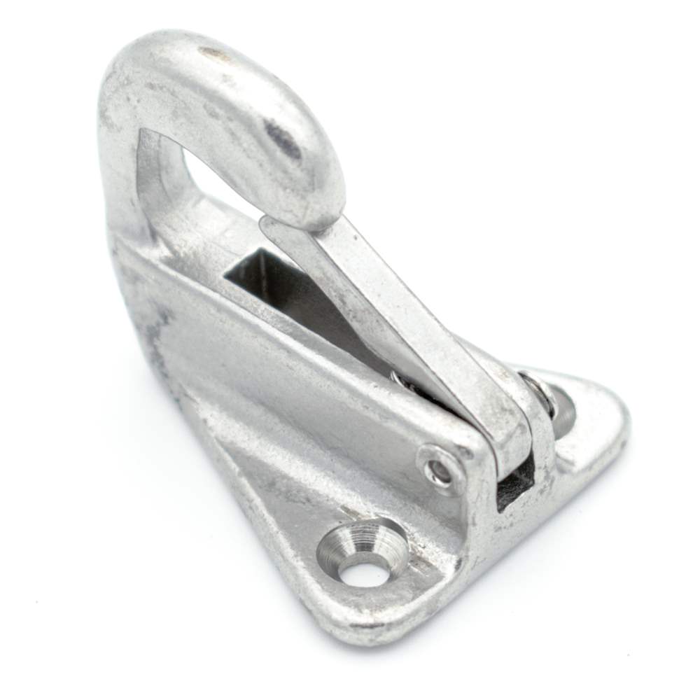 Fender hook | with snap lock | width: 34 mm | V4A
