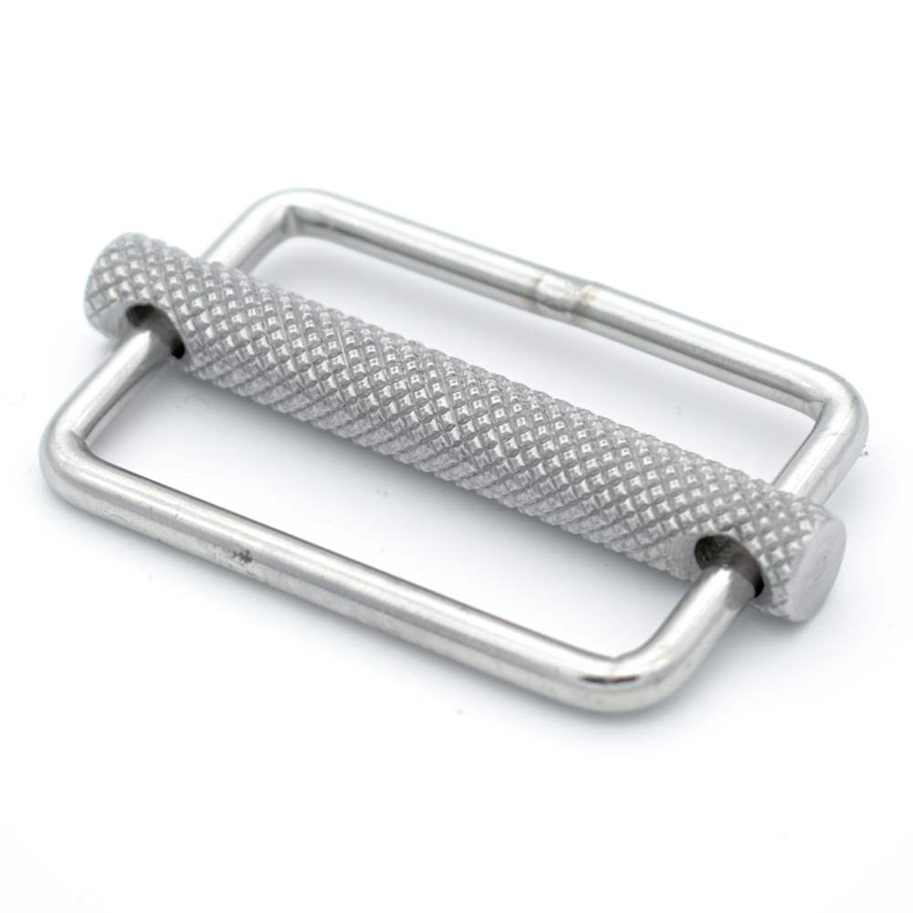 Belt buckle | with movable bar | width: 25 mm - 30 mm | V2A