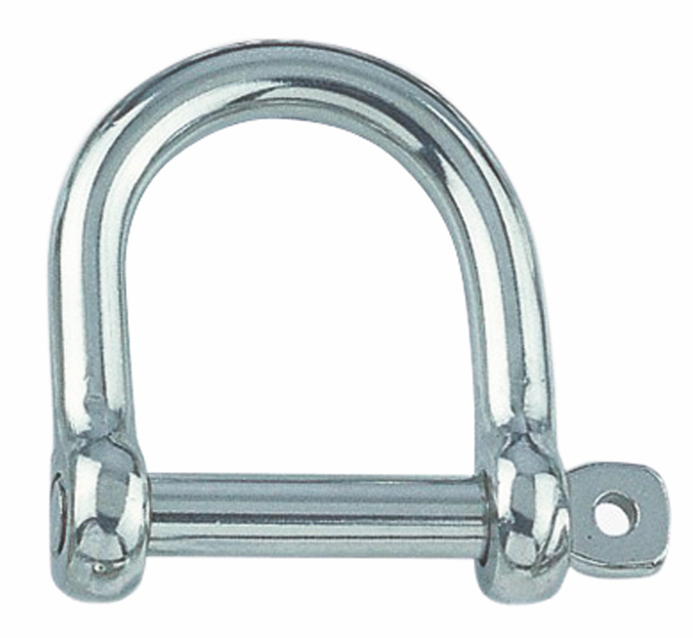 Round shackle | wide | inner length: 20 mm - 66 mm | V4A