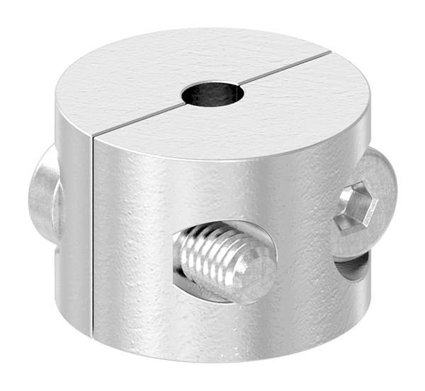 Round clamp 2-piece for rope Ø 3mm, V4A