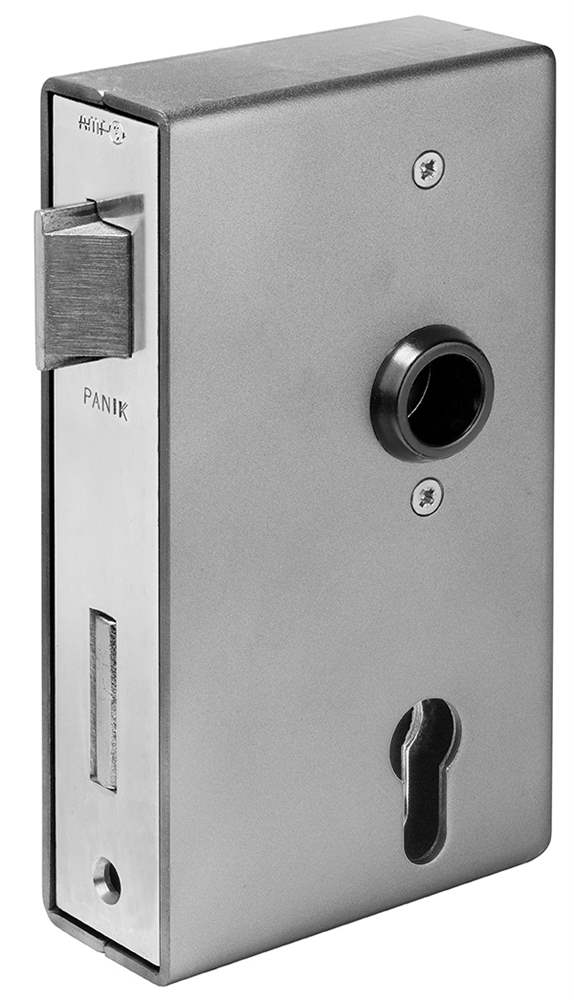 Anti-panic lock 30mm with passage function DIN R