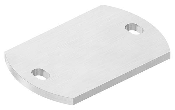 Anchor plate, 150 x 100 x 8mm, with longitudinal grinding, V2A