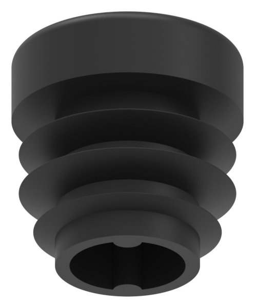 Plastic cap for round tube 16mm