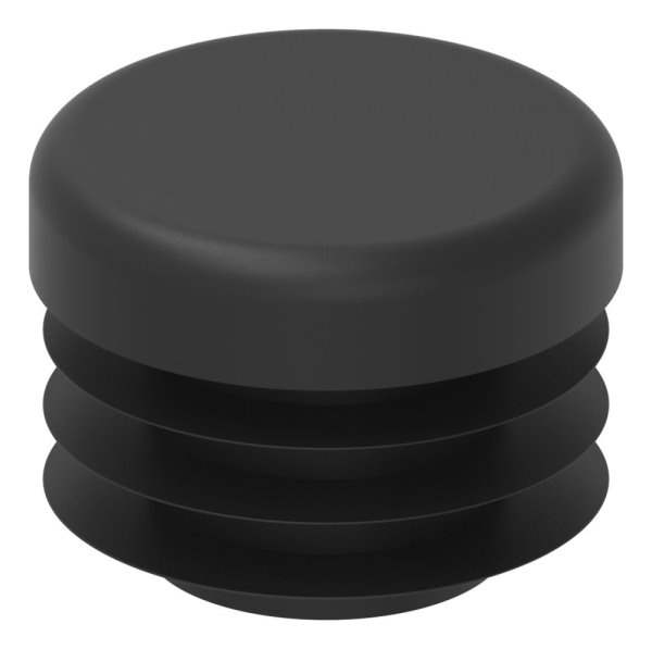 Plastic cap for round tube 21.3mm