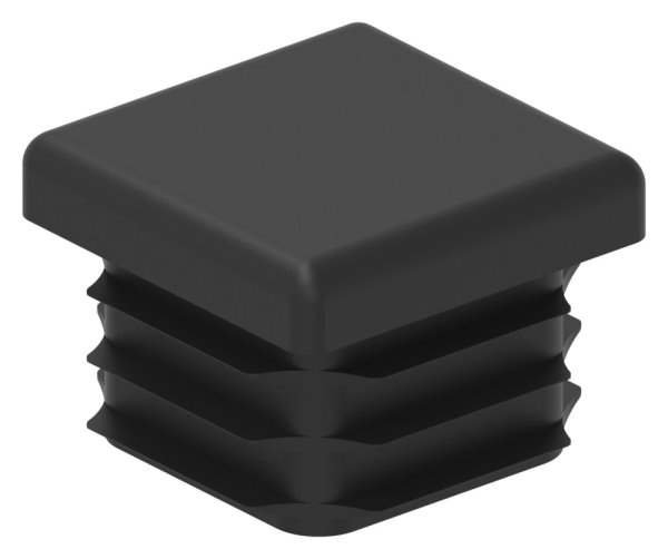 Plastic cap for square tube 25x25mm