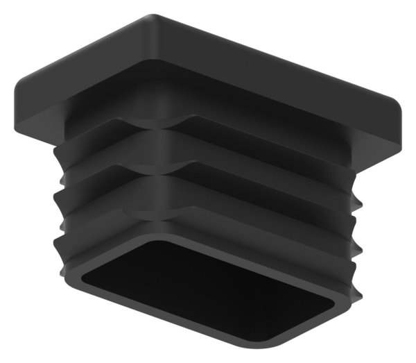 Plastic cap for rectangular tube 30x20mm