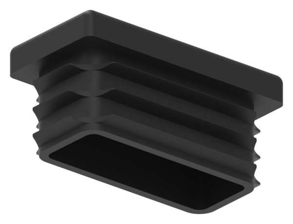 Plastic cap for rectangular tube 40x20mm