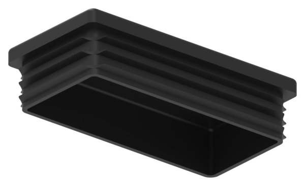 Plastic cap for rectangular tube 80x40mm