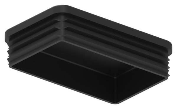Plastic cap for rectangular tube 80x50mm