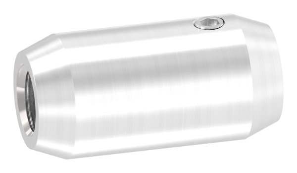 Connector 18mm with thread M10 and hole 12mm