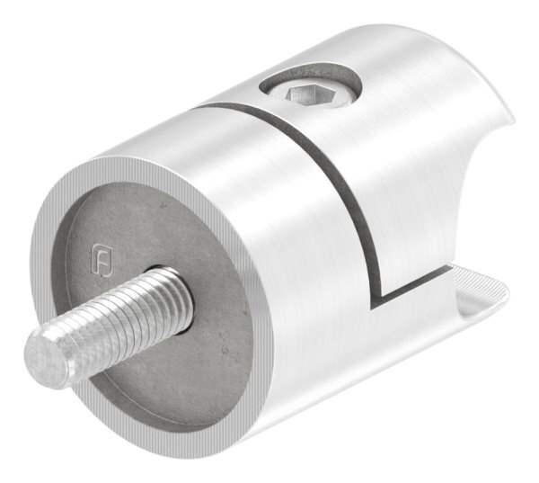 Sheet metal holder for clamping profile 18mm connection: straight