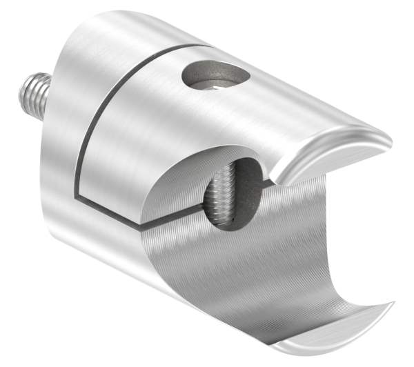 Sheet metal holder for clamping profile 27mm connection: 42.4mm