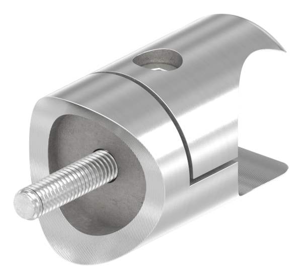Sheet metal holder for clamping profile 27mm connection: 42.4mm