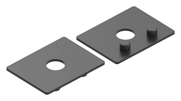Replacement plastic plate for perforated plate holder D=32mm