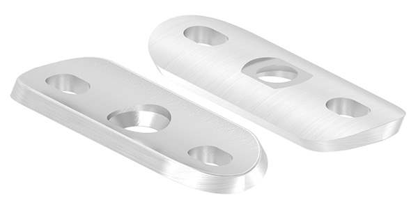 Retaining plate, for tube 42.4mm with slotted holes