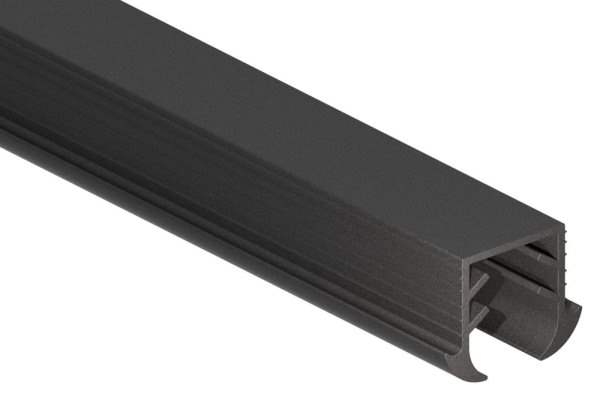 Wedge seal glass 11,52 - 13,52mm, for groove 24 x 24mm, length 6m, EPDM