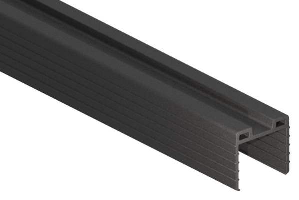 Wedge seal glass 20,76 - 21,52mm, for groove 24 x 24mm, length 3m, EPDM
