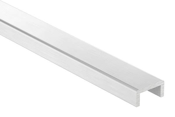 Aluminum U-profile, 24 x 12 x 3mm, length: 6000mm