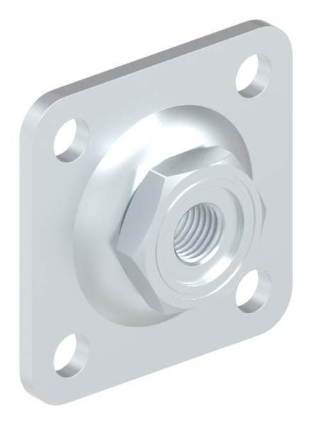 Adjustable wall plate for M16, galvanized