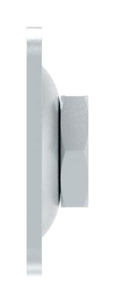 Adjustable wall plate for M22, galvanized