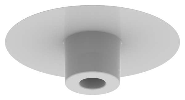 Plastic cap for hexagon socket screw M6, gray