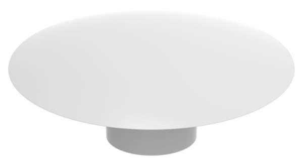 Plastic cap for hexagon socket screw M6, gray