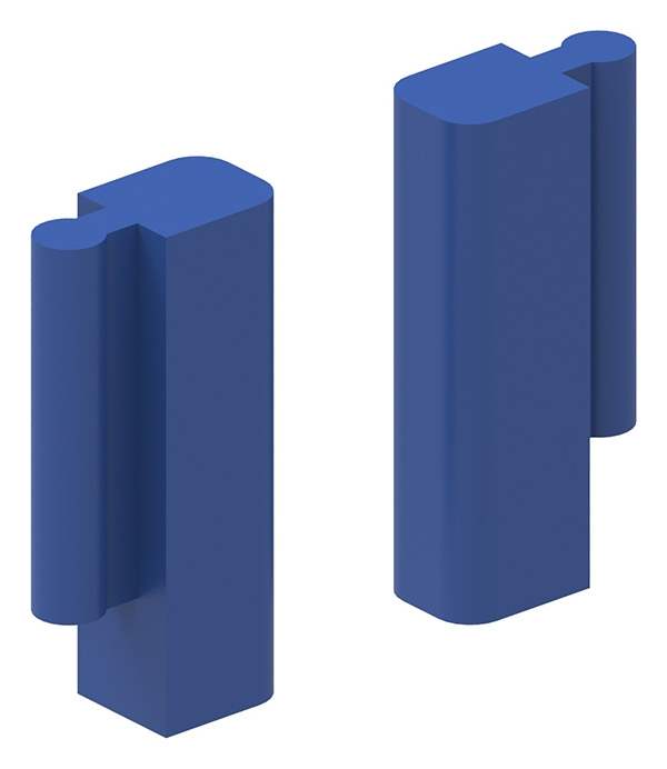 RAIL FIX rubber spacer (Ø42.4mm)
